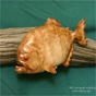 Piranha wood carving